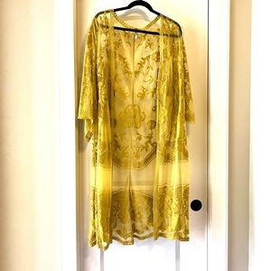 PinkBlush Lace Cover Up